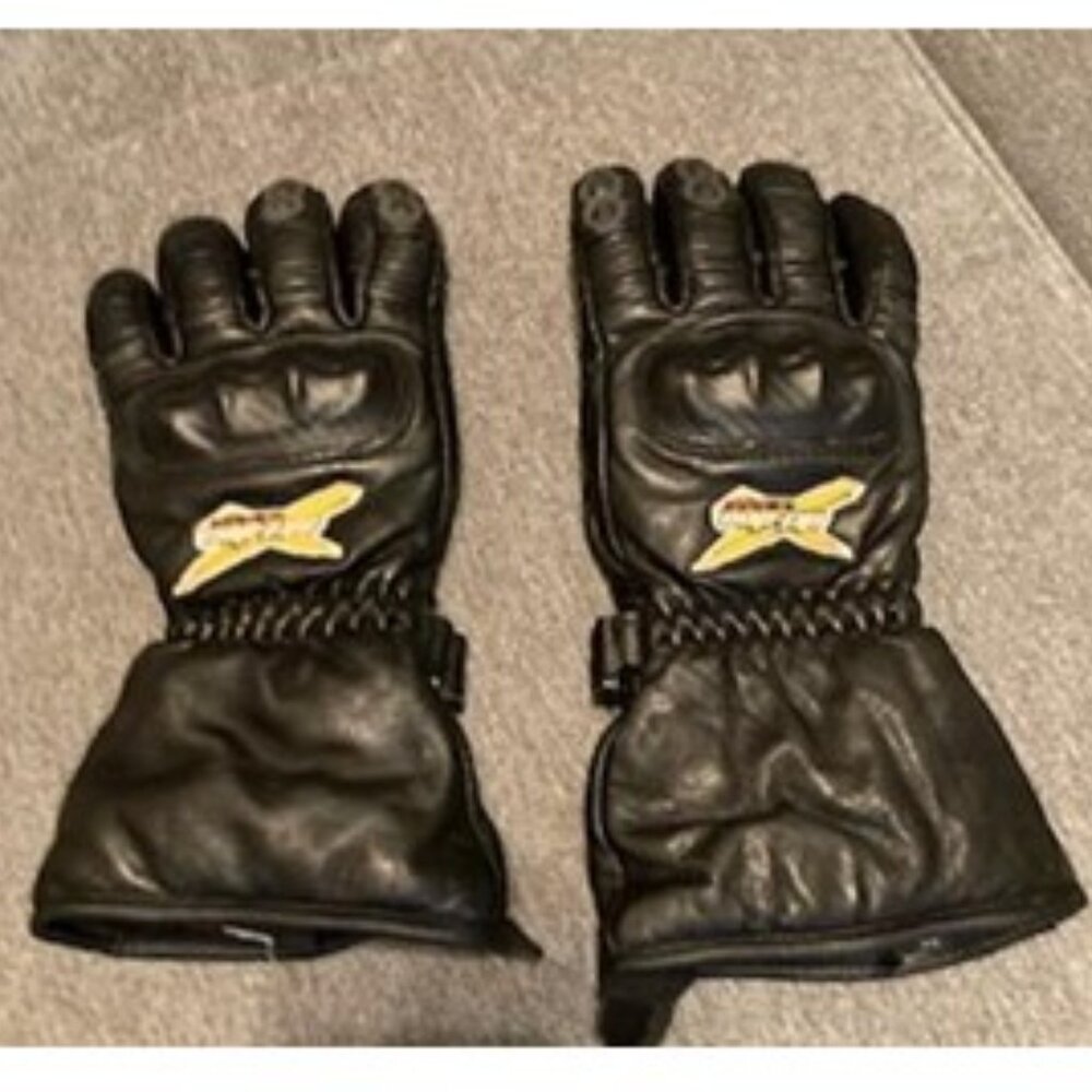 Ski-Doo Mens X-Team Leather Gloves Soft Breathable Waterproof Windproof